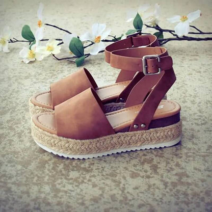 Zomerse Platform Espadrille Sandalen voor Dames