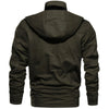 Waterdichte Winterjas Heren – Outdoor Jas met Fleece Capuchon & Zakken