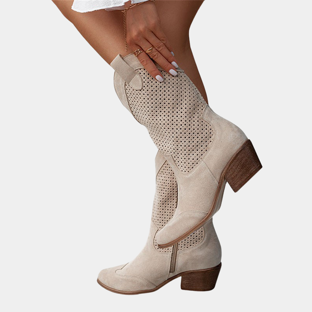 Ademende Dames Cowboylaarzen - Tijdloze Elegantie voor Elke Outfit