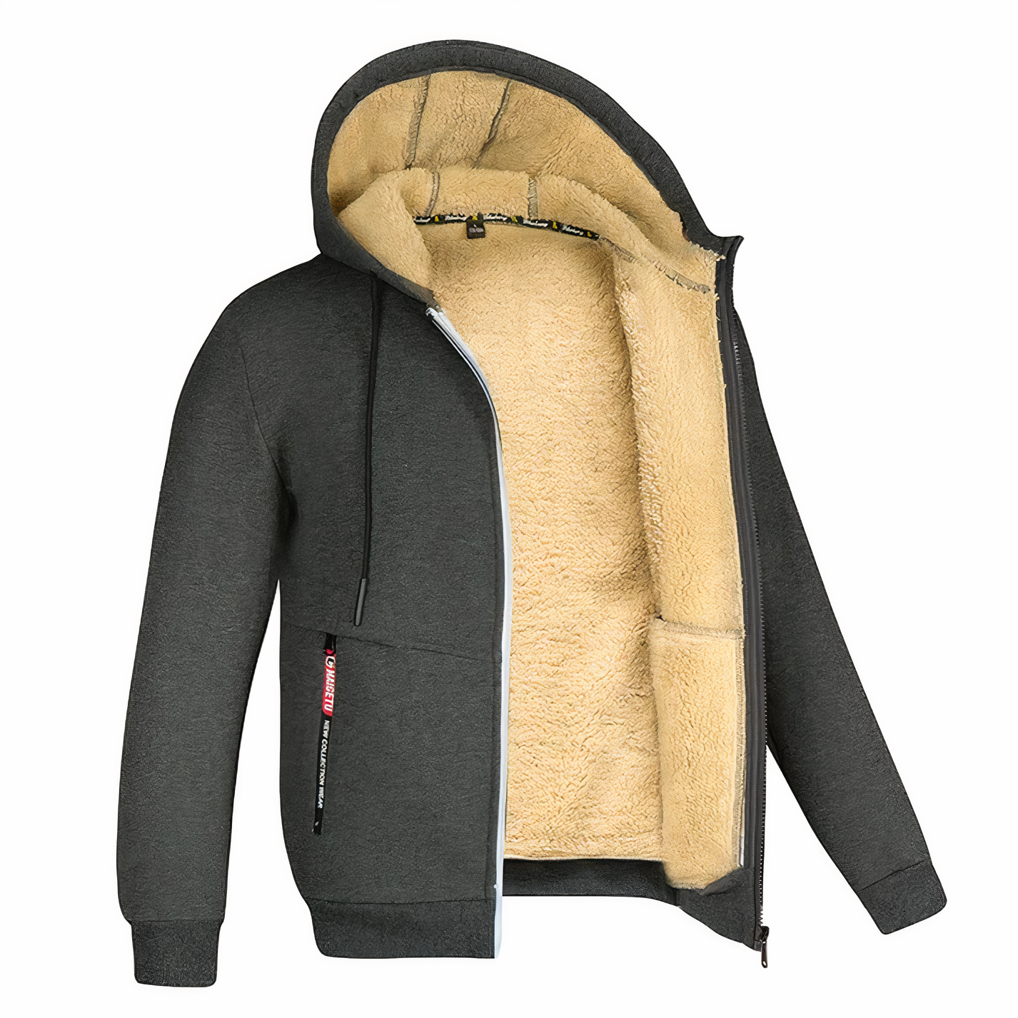 Unisex Winterjas met Capuchon – Warm, Fleece Gevoerd en Stijlvol