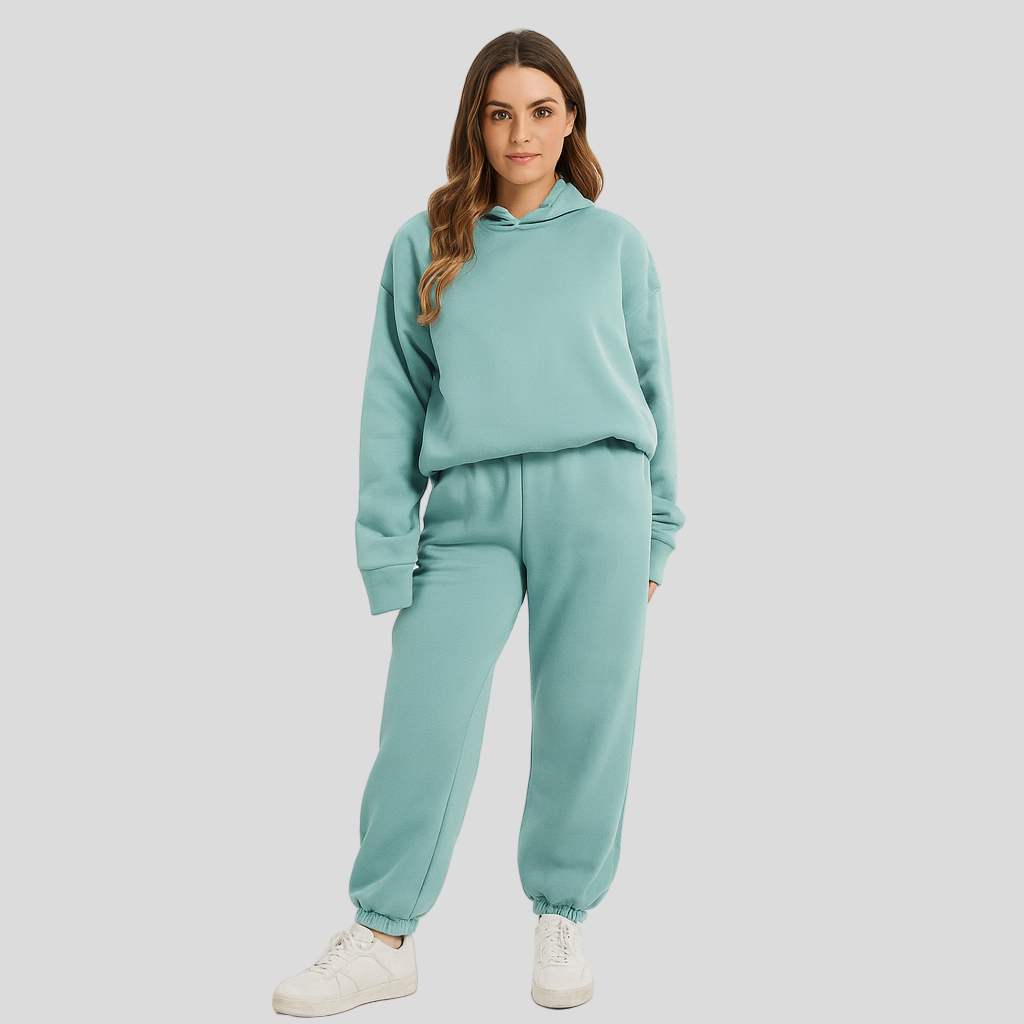 Dames Loungewear Set – Comfortabele Hoodie & Broek