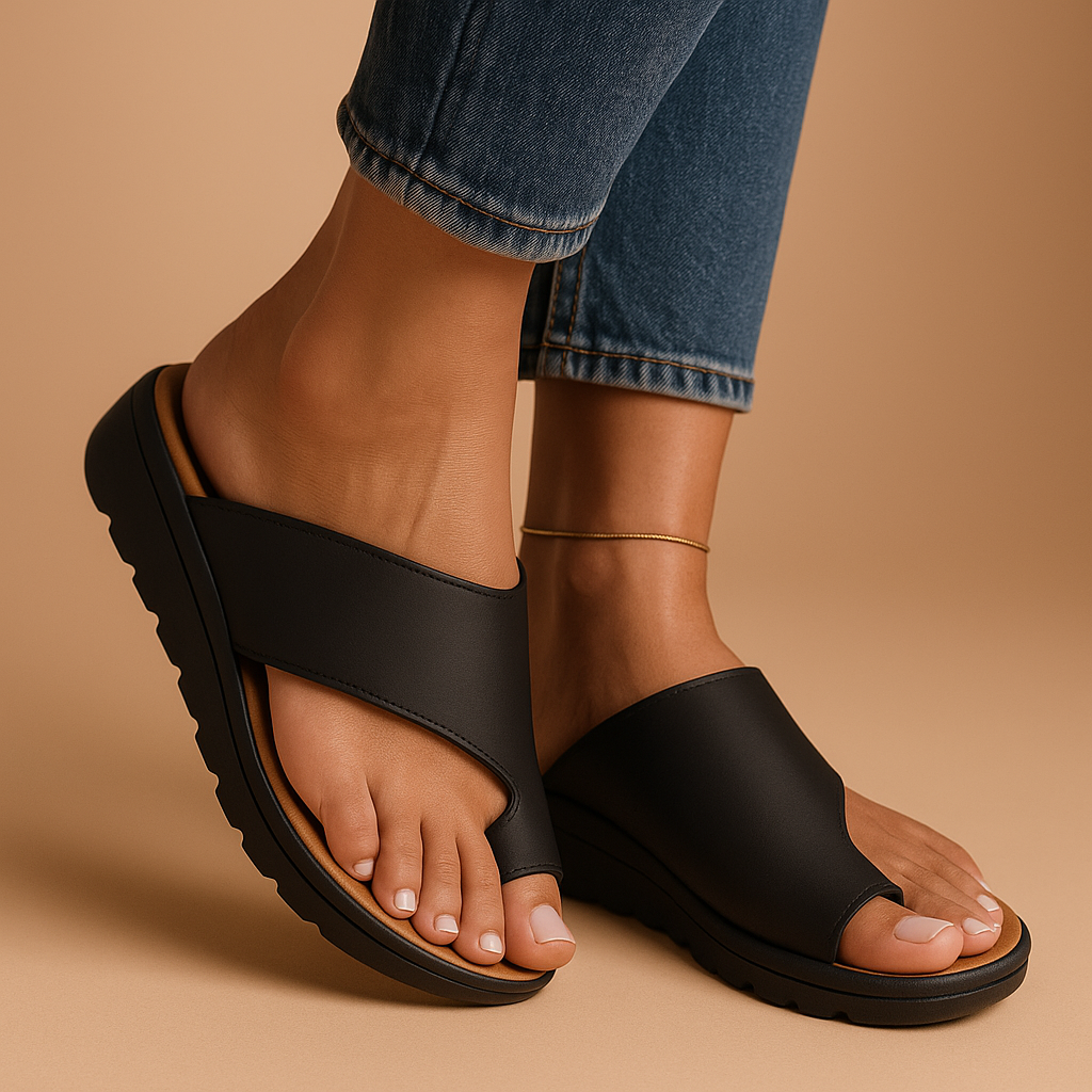 Stijlvolle Dames Sandalen met Anatomisch Voetbed en Verstelbare Banden