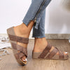 Gevlochten Zomersandalen met Comfortabele Pasvorm