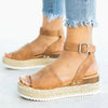 Stijlvolle en Comfortabele Sandalen met Sleehak voor Vrouwen