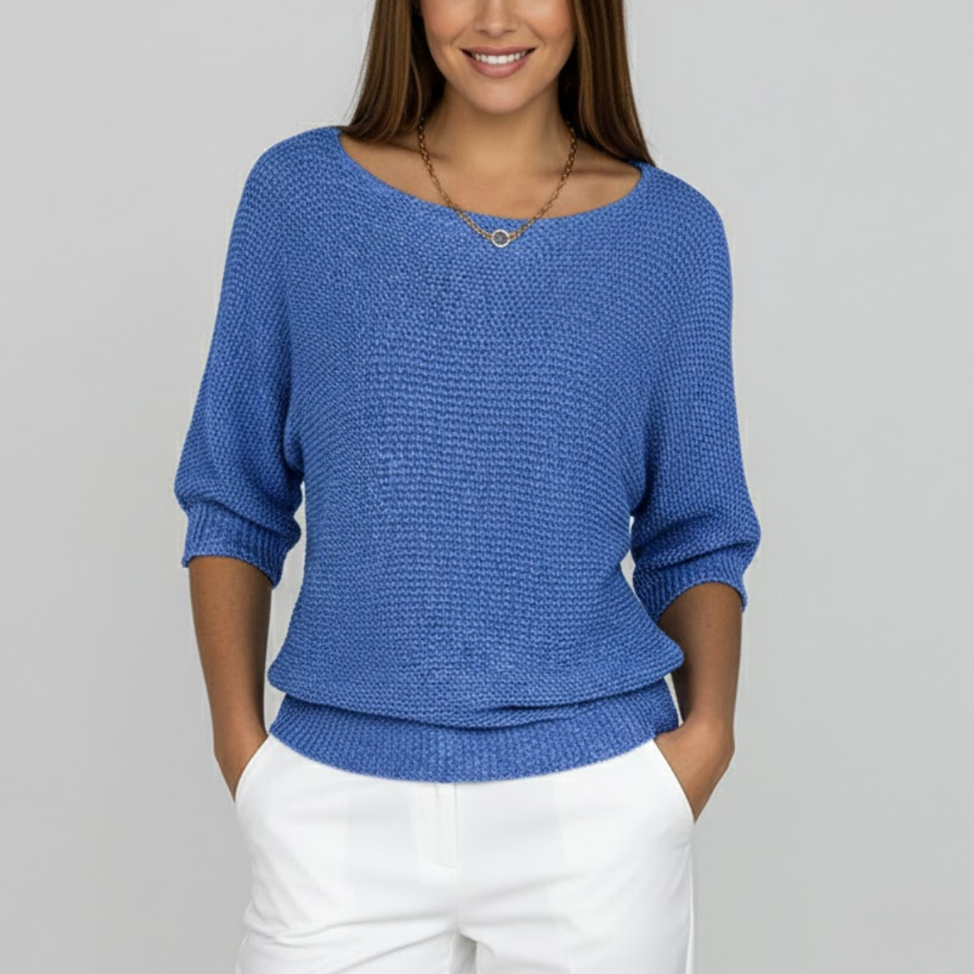Dames Trui Scoop Hals – Elegant & Comfort Fit