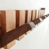 Houten Kapstok met Magnetische Haken en Pianotoets Design