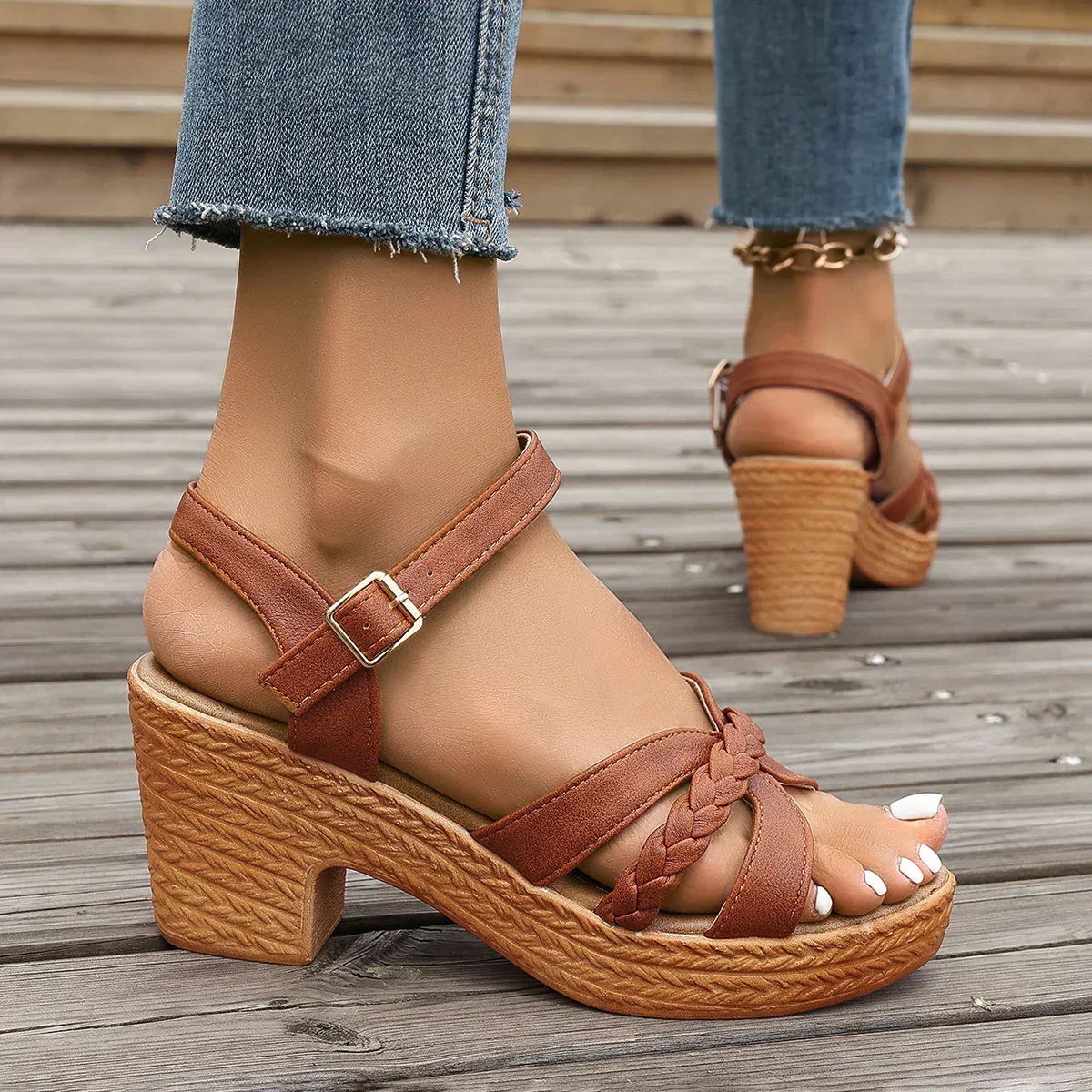 Orthopedische Sandalen Dames Zachte Comfortabele Pasvorm