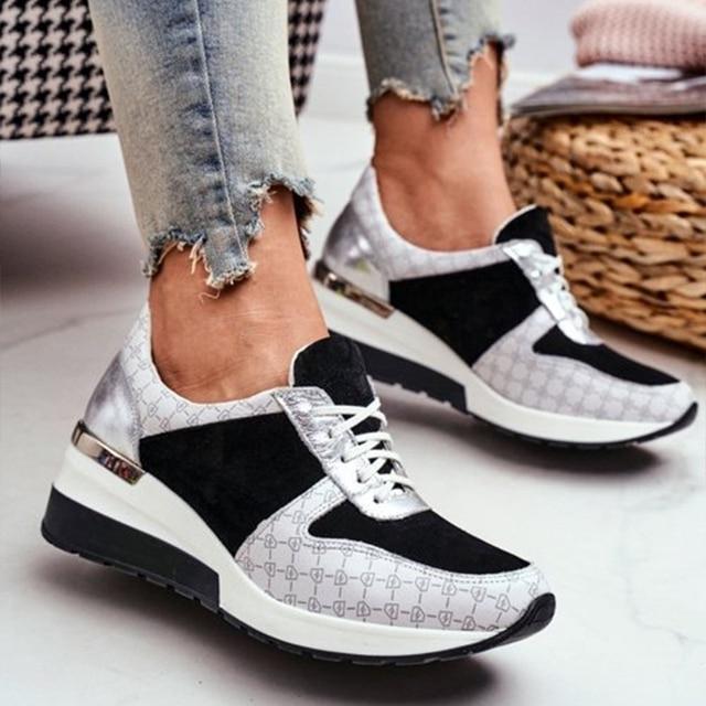 Dames Sneakers | Comfortabele Schoenen met Ergonomisch Voetbed