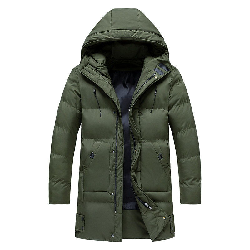 Elegante Lange Herenjas - Warm en Stijlvol Winterjack