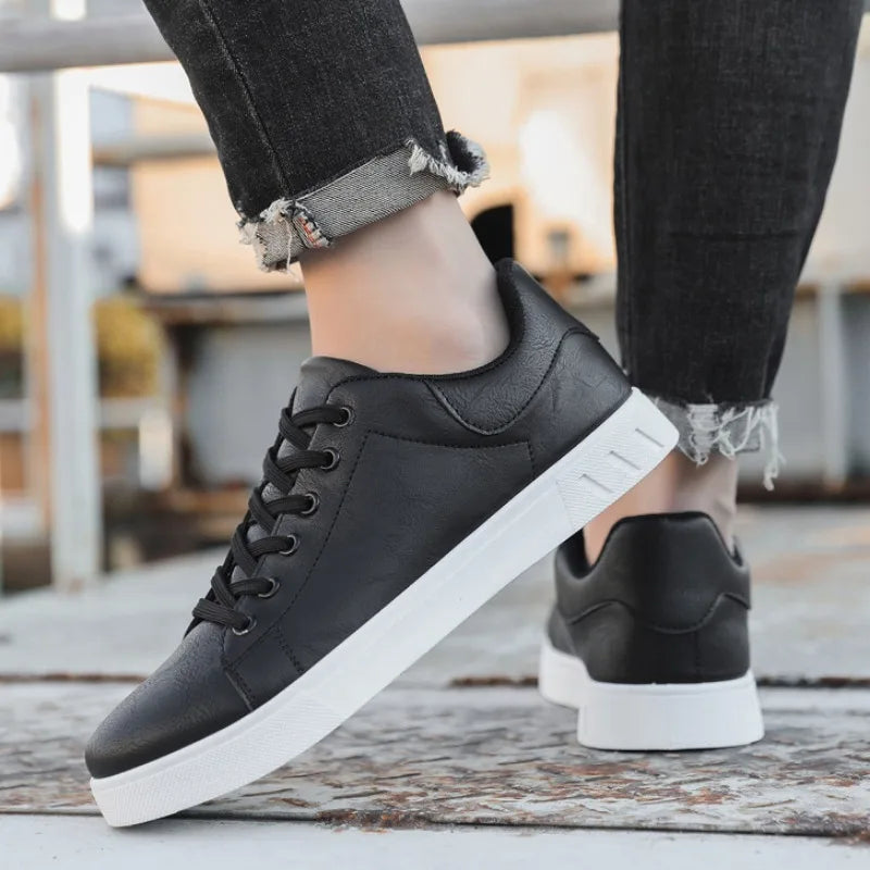 Heren Leren Schoenen Klassiek Ontwerp Hoogwaardige Kwaliteit