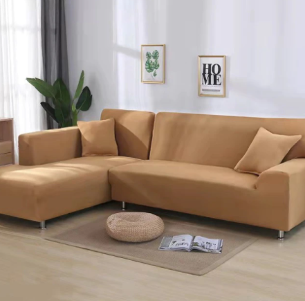 Rekbare L-Bank Hoes – Beschermende & Elastische Sofa Cover