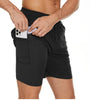 Heren Zwemshort Sportief met Ritszakken en Compressievoering