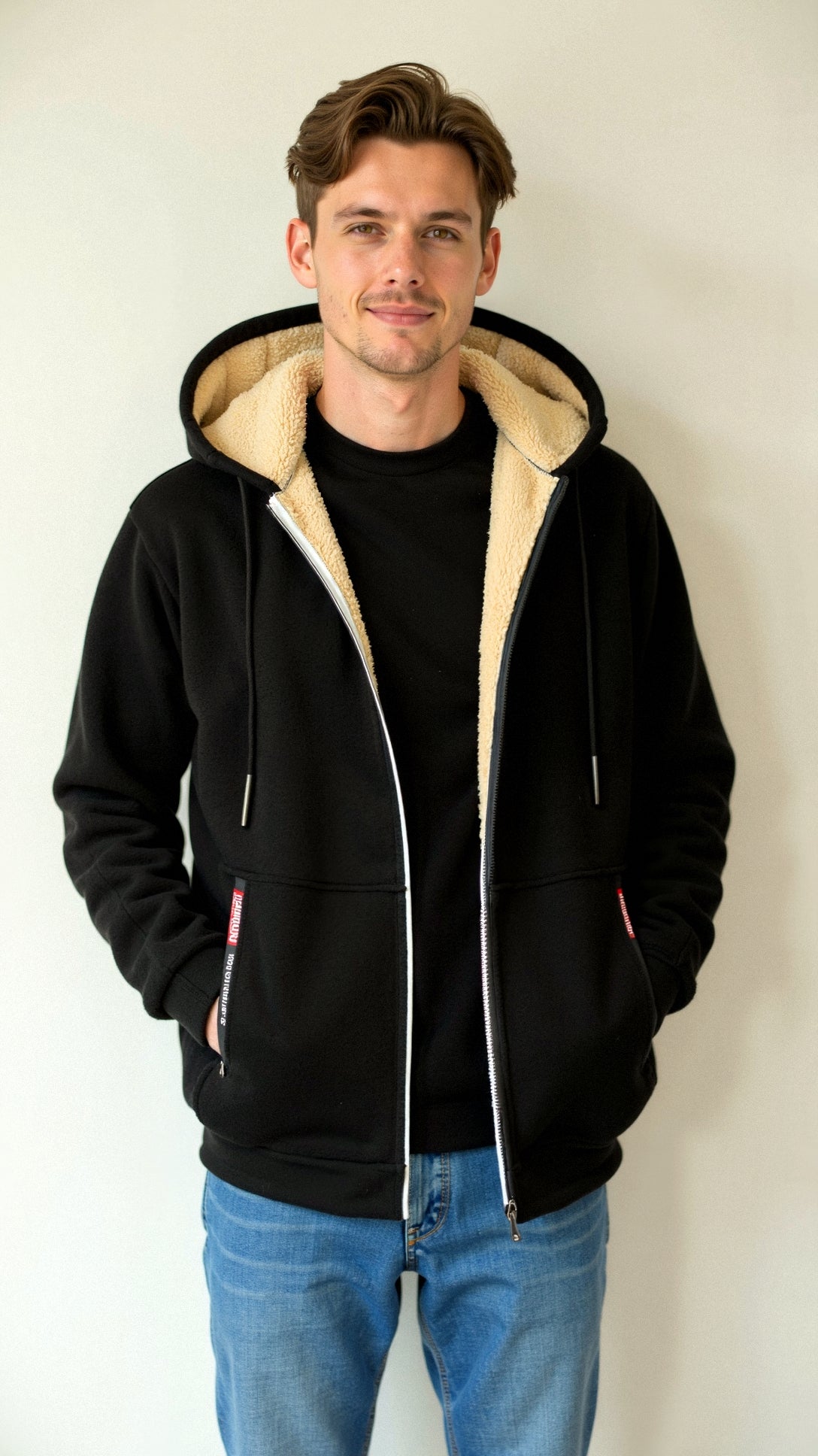 Warme Hoodie met Zacht Fleece en Comfortabele Pasvorm