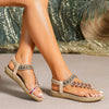 Orthopedische Dames Sandalen met Kralen en Verstelbare Bandjes