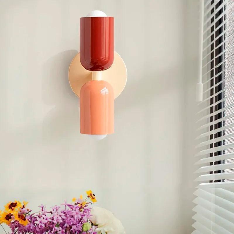 Dubbele Wandlamp in Scandinavische Stijl Glas