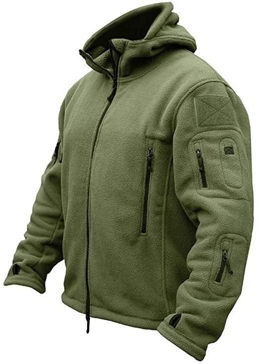 Hooded thermo-fleece jacke voor comfort en functionaliteit-mezamstore.nl