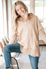 Moderne losse winterjacke met praktische zakken-mezamstore.nl