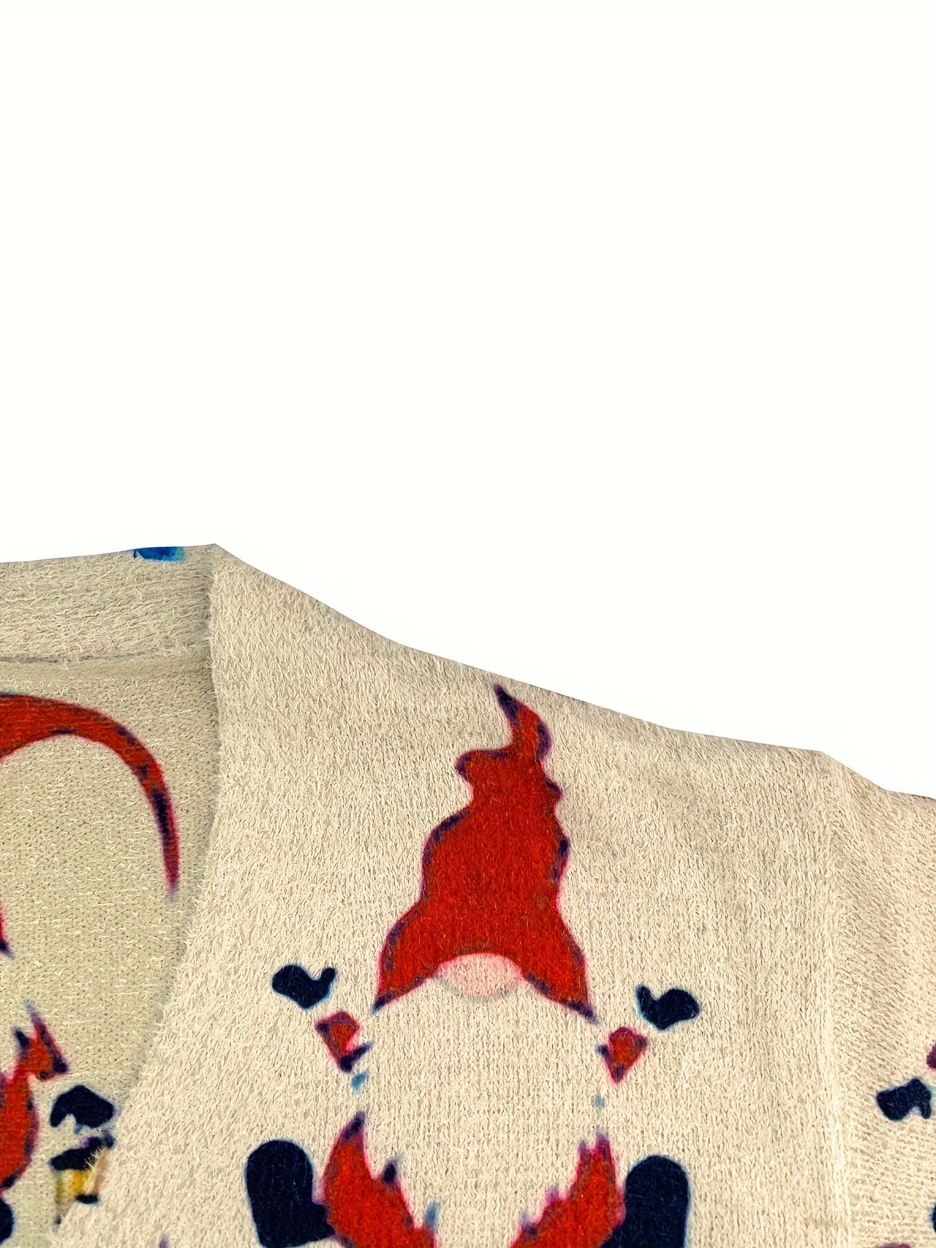 Kerst Cardigan met Rendieren – Dames Winter Vest met Feestdesign