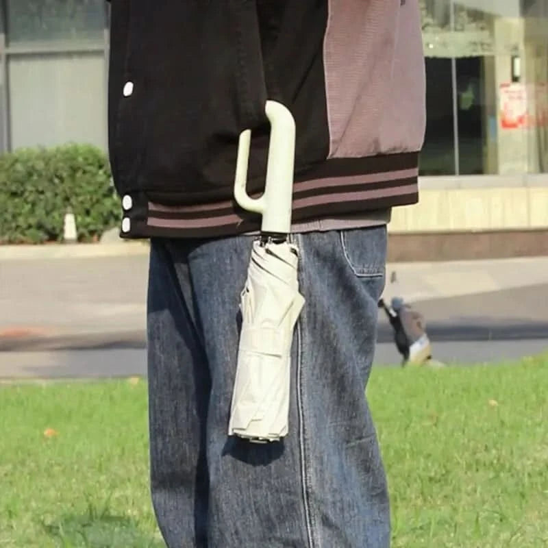 Automatische Opvouwbare Paraplu – Compact & UV-Beschermend Ontwerp