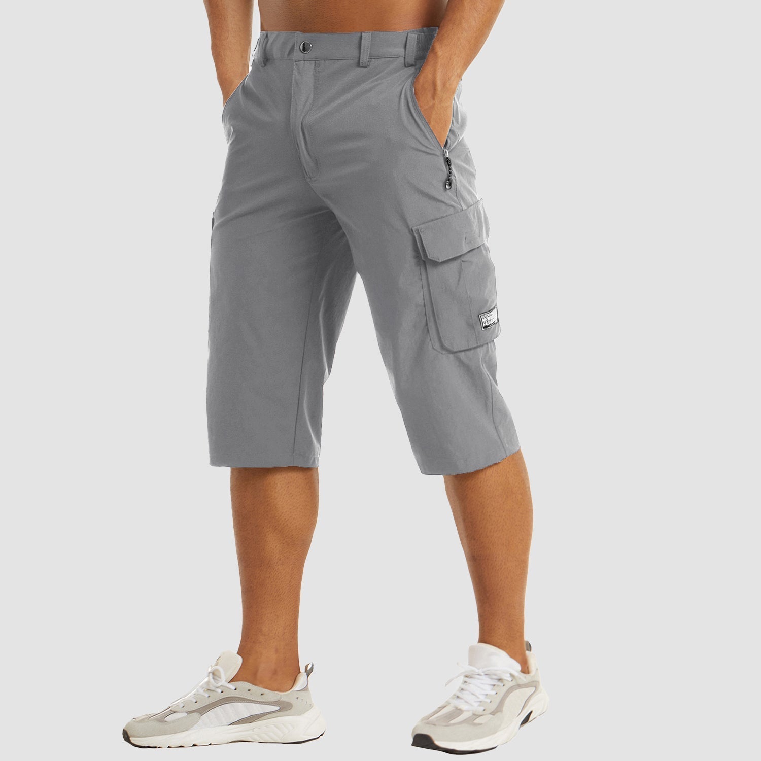 Functionele Heren Cargo Shorts met Meerdere Zakken