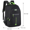 Oxford Laptop Rugzak - Waterbestendig - 15.6 Inch - Voor School en Reizen - Zwart