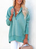 Moderne losse winterjacke met praktische zakken-mezamstore.nl