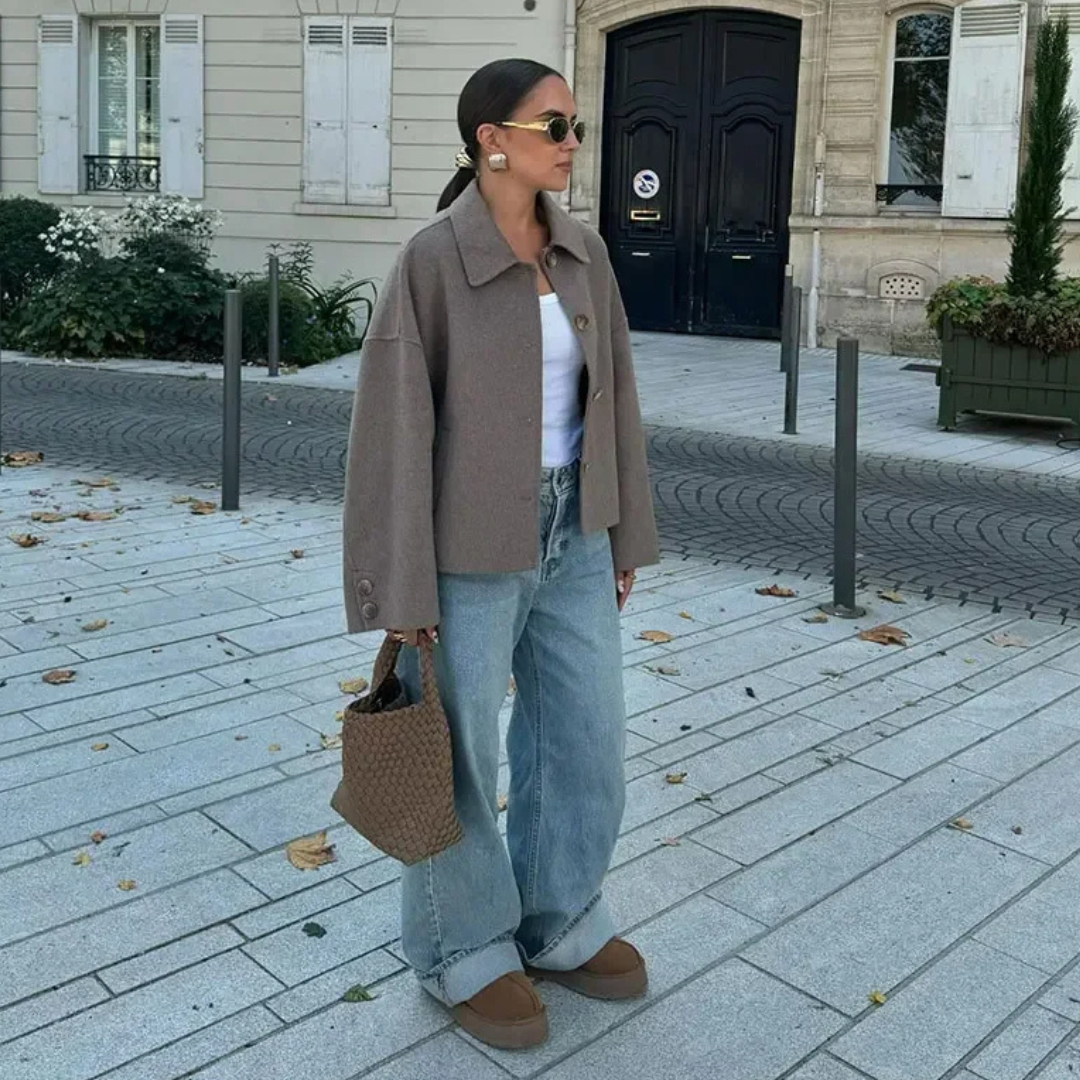 Elegante Oversized Damesjas - Comfort en Stijl
