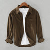 Retro Corduroy Overhemd voor Heren - Tijdloze Elegantie