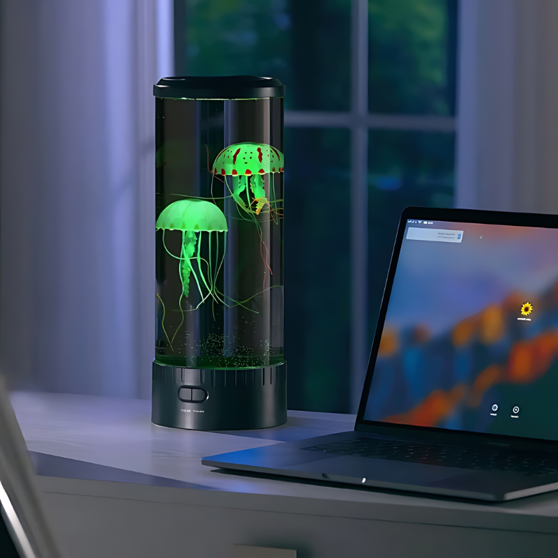 Magische LED Kwallenlamp voor Rustgevende Sfeer