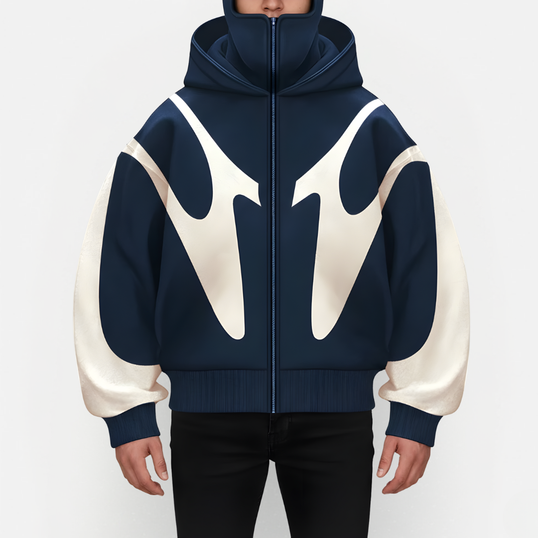 Heren Hoodie met Ingebouwde Bivakmuts Streetwear