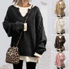 Oversized Gebreide Trui met Ronde Hals