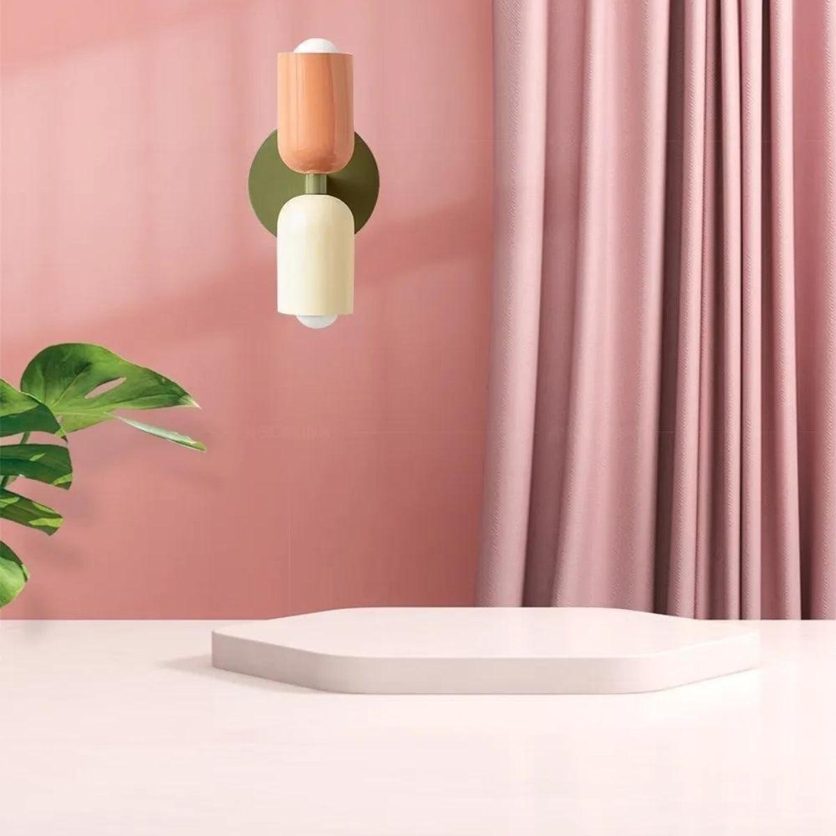 Dubbele Wandlamp in Scandinavische Stijl Glas