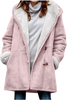 Dames winterjas – Warme sherpa jas met capuchon en toggle-sluiting