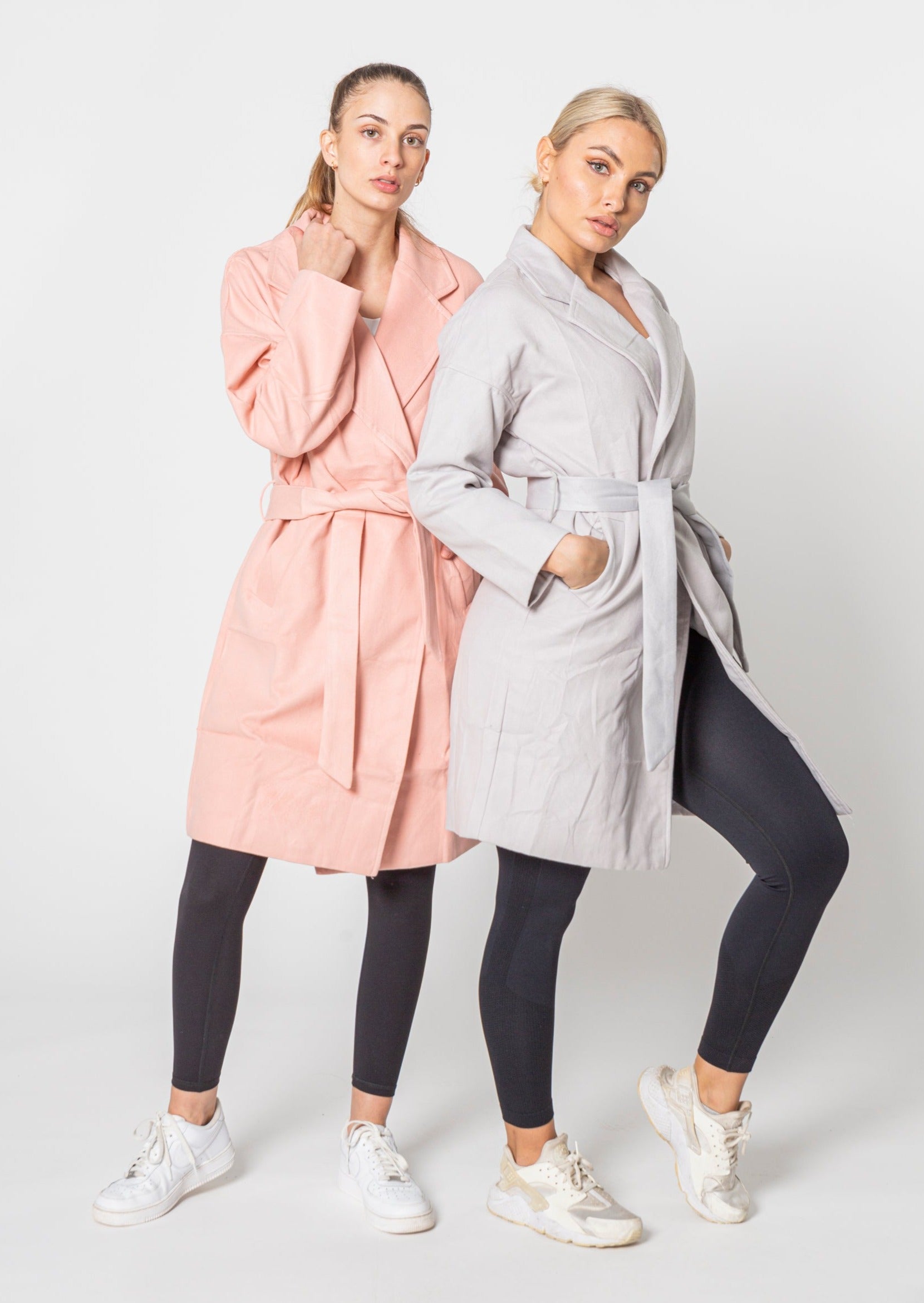 Trenchcoat in Perzikkleur - Laatste Kans!-mezamstore.nl