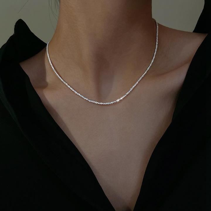 Zilveren Sterrenlicht Ketting Set - 925 Sterling