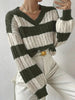 Dames Off-Shoulder Gebreide Trui - Zacht, Elegant, Meerdere Kleuren