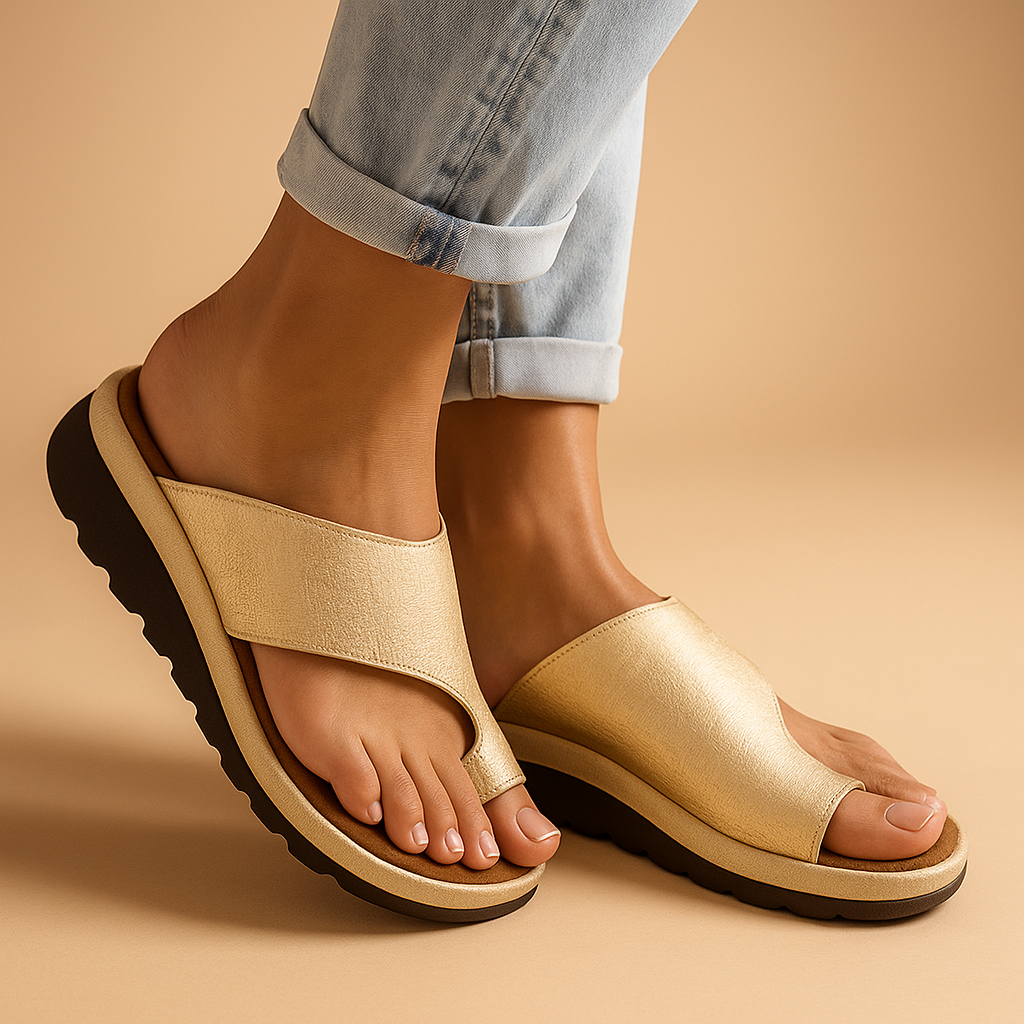 Stijlvolle Dames Sandalen met Anatomisch Voetbed en Verstelbare Banden