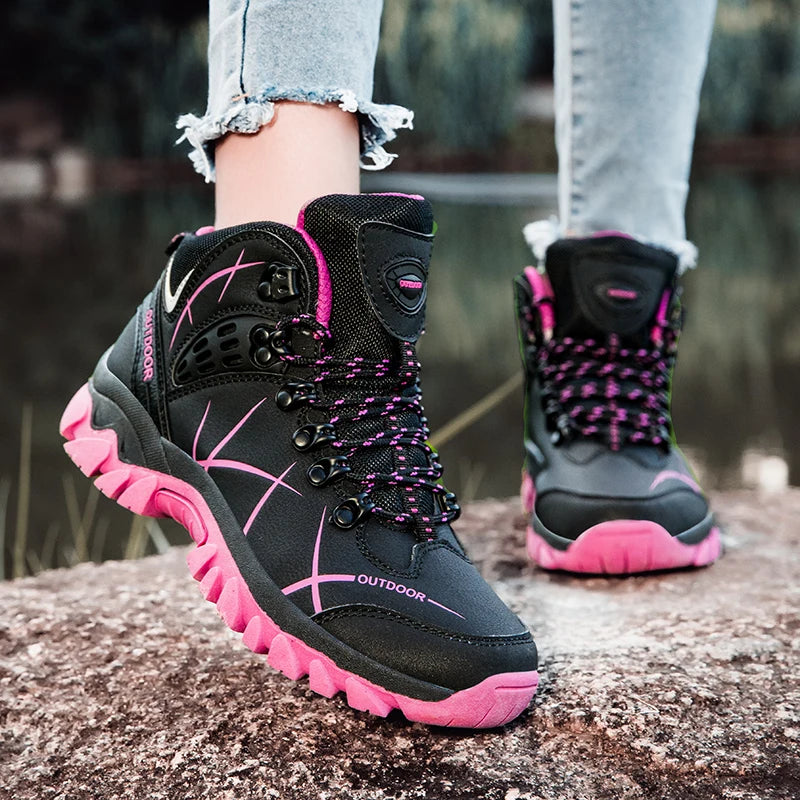 Dames Outdoor Wandelschoenen – Trekking & Hiking Schoenen met Grip en Comfort