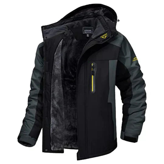Heren Winterjas met Capuchon – Sportief Ontwerp en Comfortabele Pasvorm