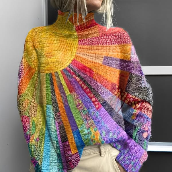 Multicolour Coltrui Trui voor Dames