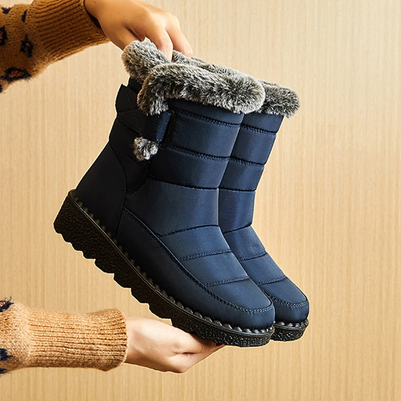 Dames winterboots – Warme korte laarzen met zachte voering