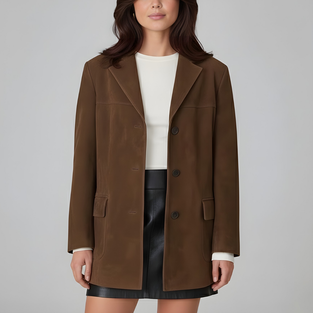 Klassieke Dames Jas – Tijdloos & Elegant Design