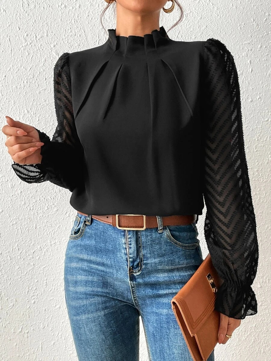 Elegant Geprint Dames Topje voor Elke Gelegenheid