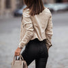 Dames Leren Jas - Hoogwaardig, Elegant en Tijdloos