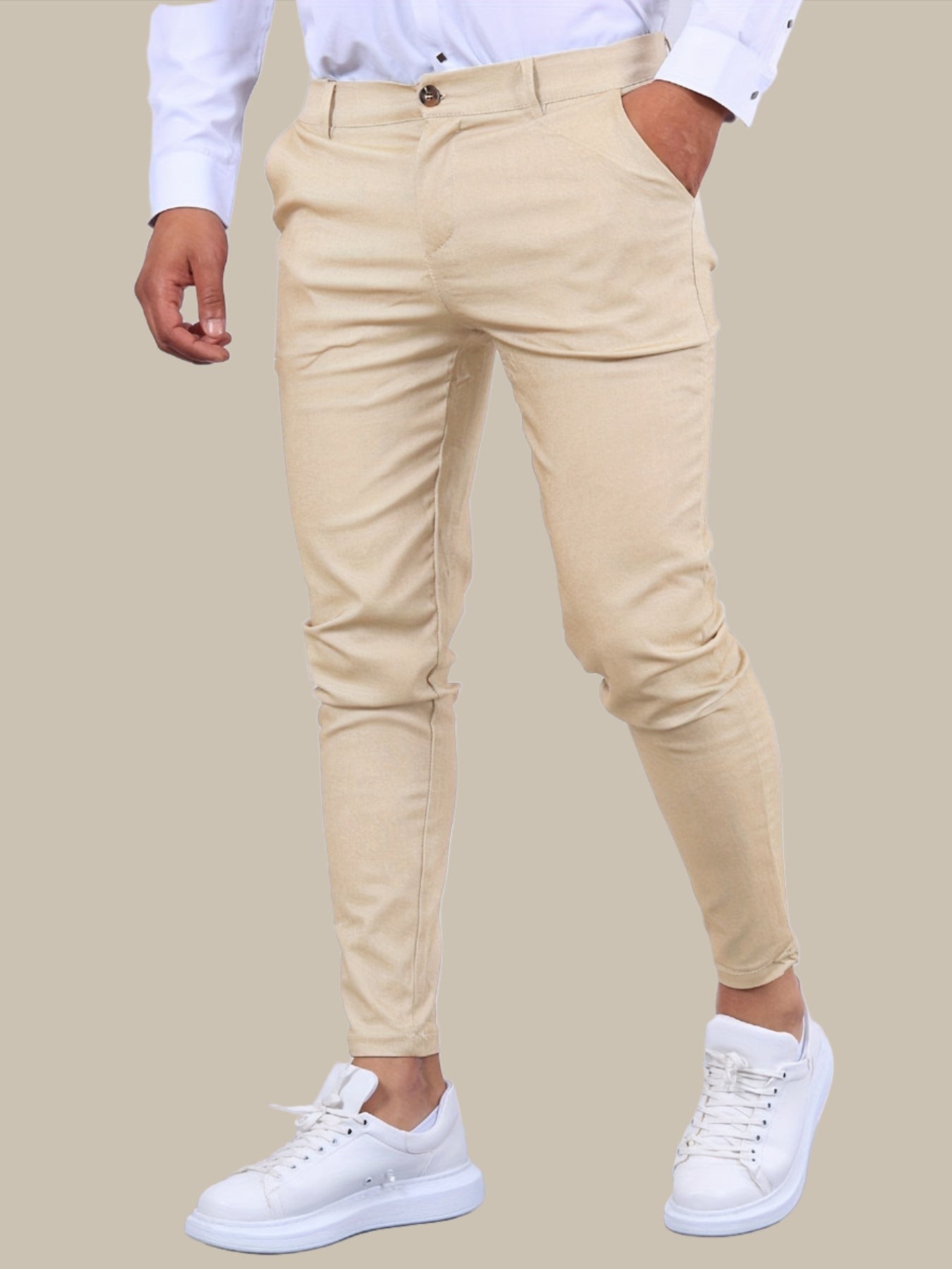 Slim-Fit Chino Heren - Modern en Comfortabel