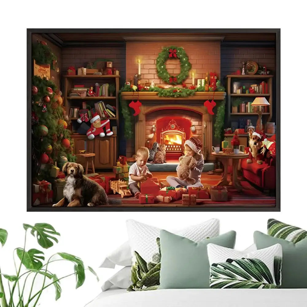 Kerst Puzzel Adventskalender – 1008-Delige Winterdorp Editie