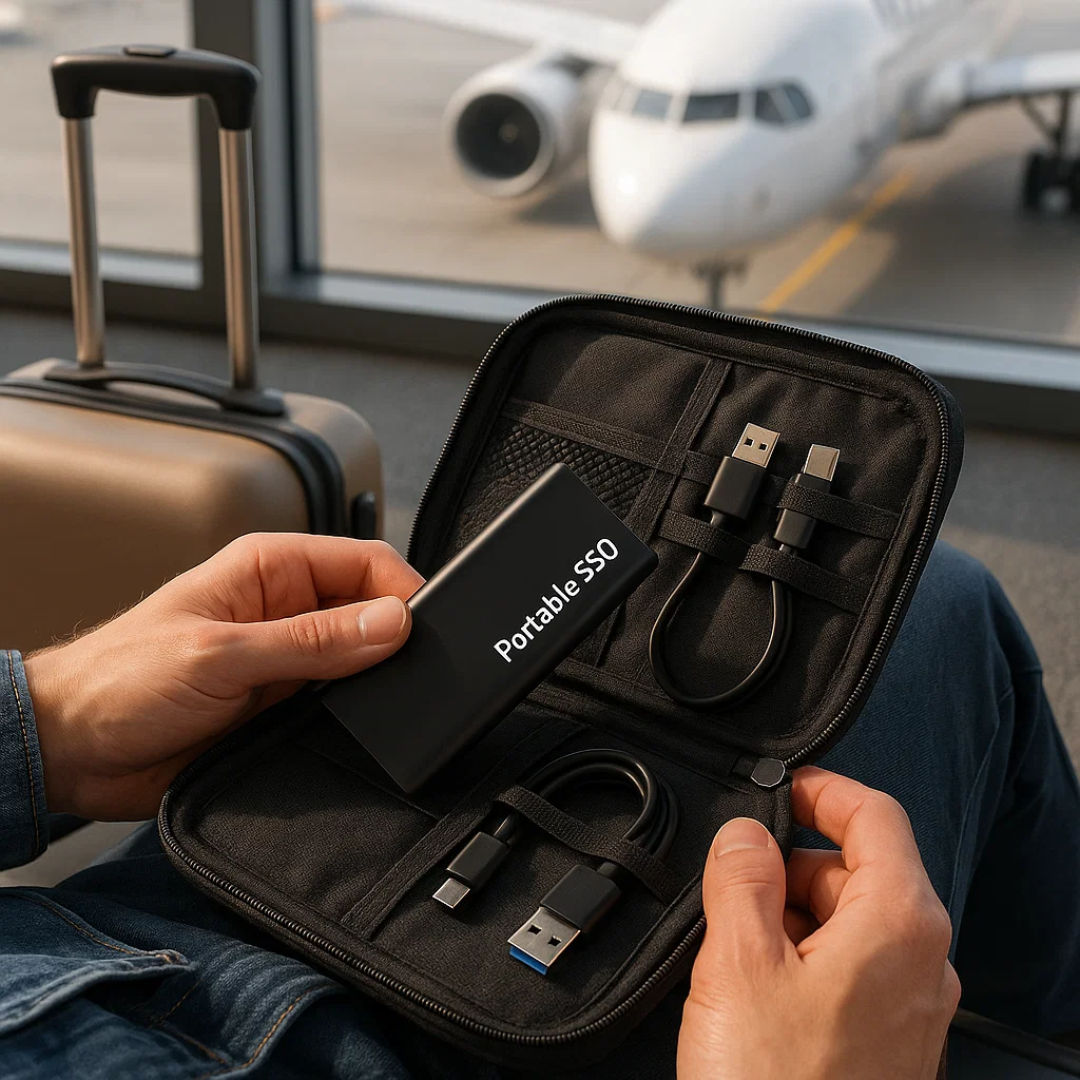 Portable SSD A01 – Externe Draagbare Opslag met Aluminium Behuizing