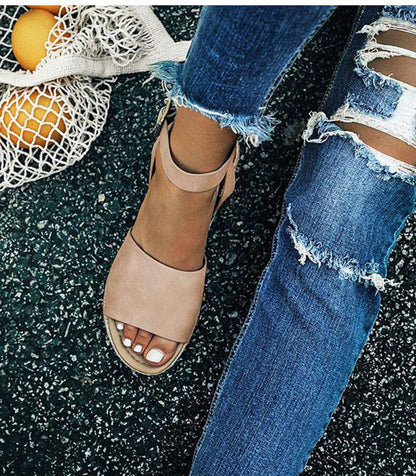 Zomerse Platform Espadrille Sandalen voor Dames