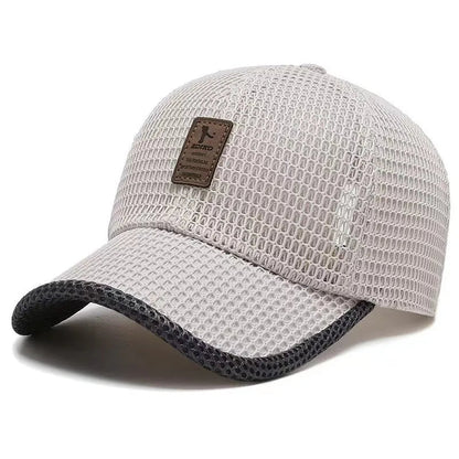 Ademende Zomerpet | Verstelbare Snapback voor Outdooractiviteiten