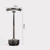 Draadloze Oplaadbare Stijlvolle Touchlamp voor Sfeerverlichting